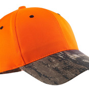 Enhanced Visibility Cap with Camo Brim